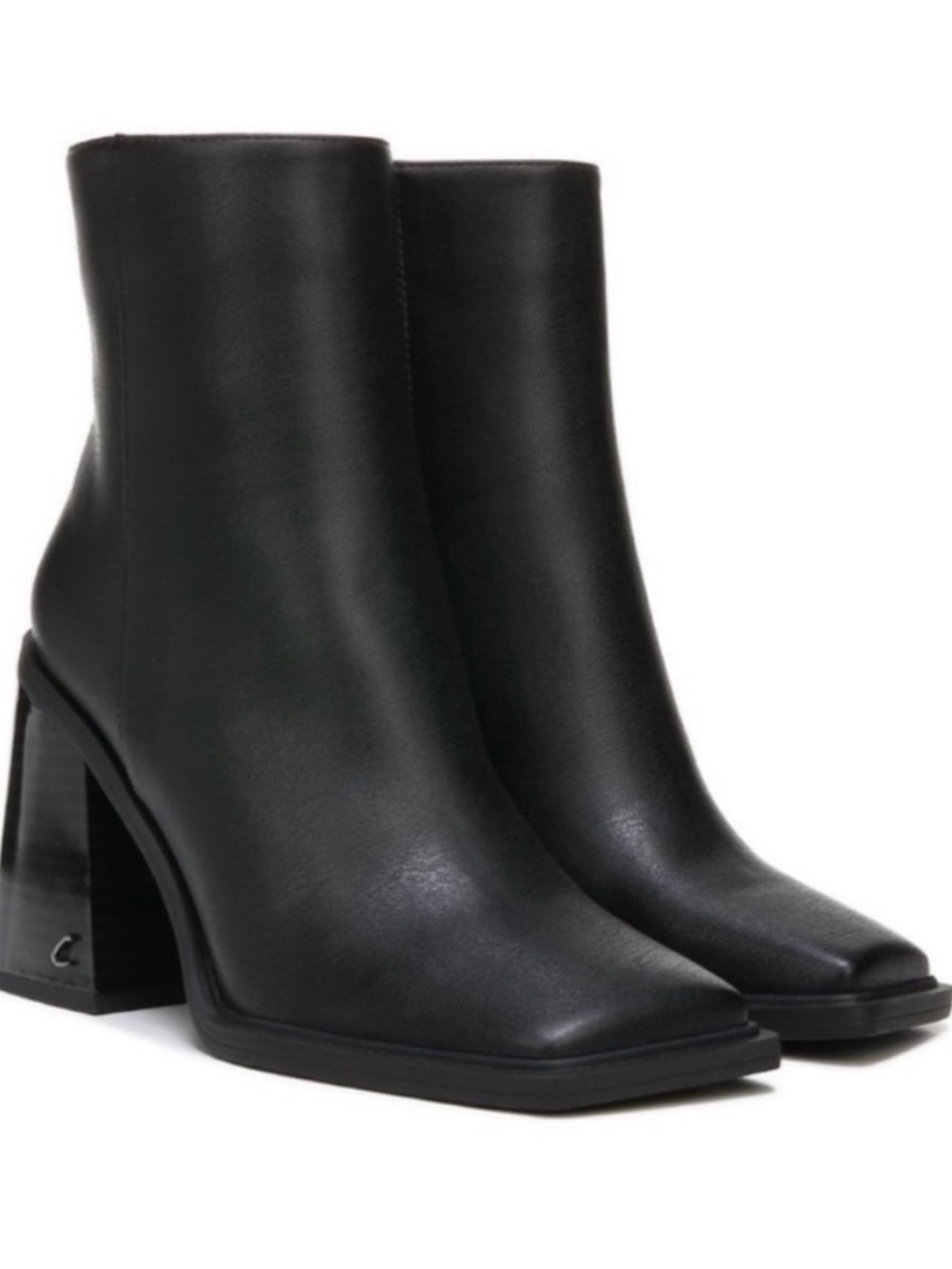 Circus Sam Edelman Layla Black Women's Block Heel Ankle Boots
